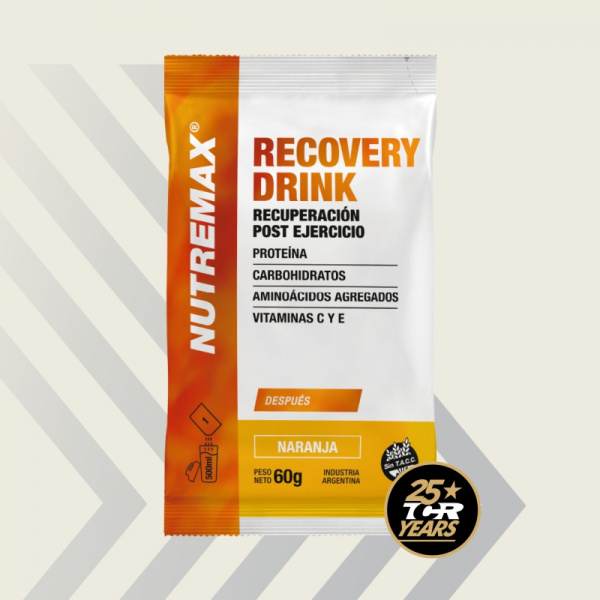 Isotónico Recovery Drink Nutremax® - 60 g dosis - Naranja